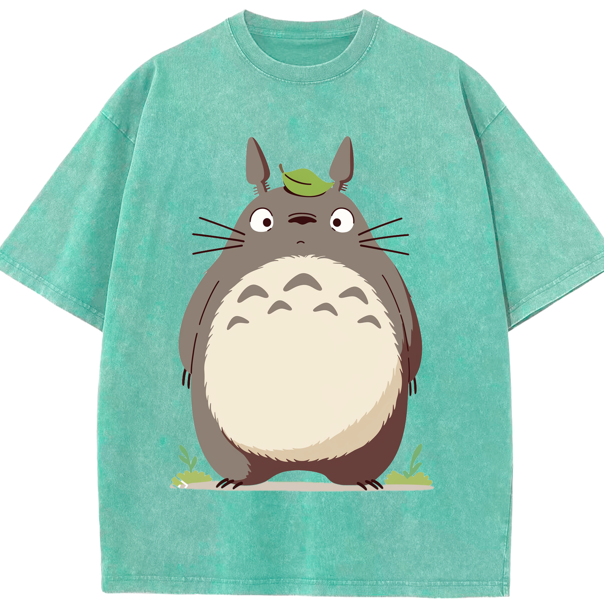 （画像用） となりのトトロ 草壁メイ 草壁サツキ My Neighbor Totoro Satsuki Kusakabe Mei Kusakabe 綿100% ヴィンテージ風 半袖Tシャツ（フロントプリント）